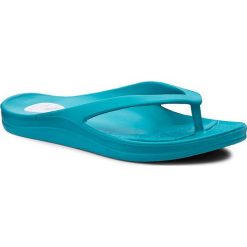Japonki COQUI - Naitiri 1328 Turquoise. Niebieskie klapki damskie marki Coqui, bez wzorów, z tworzywa sztucznego, bez obcasa. Za 49,99 zł.