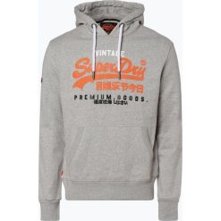 Superdry - Męska bluza nierozpinana, szary. Szare bluzy męskie Superdry, s, z nadrukiem, bez kołnierzyka, bez rękawów, bez kaptura. Za 349,95 zł.