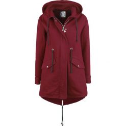 Bluzy damskie: RED by EMP Right Before Your Eyes Bluza z kapturem rozpinana damska bordowy