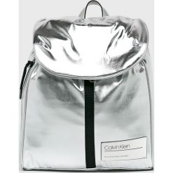 Calvin Klein - Plecak. Szare plecaki damskie Calvin Klein, bez wzorów, z poliesteru. Za 499,90 zł.