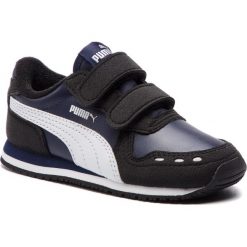 Sneakersy PUMA - Cabana Racer Sl V Inf 351980 75 Peacoat/Puma Black. Niebieskie trampki chłopięce Puma, bez wzorów, ze skóry ekologicznej, na rzepy. W wyprzedaży za 119,99 zł.