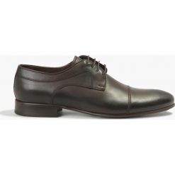 Półbuty wizytowe brązowe Fausto. Pomarańczowe buty wizytowe męskie marki Badura. Za 295,99 zł.