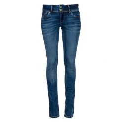Pepe Jeans Jeansy Damskie Vera 25/32, Niebieskie. Niebieskie jeansy damskie marki Pepe Jeans, bez wzorów, z jeansu, z obniżonym stanem. W wyprzedaży za 377,00 zł.