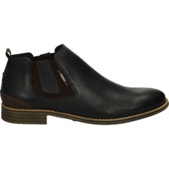 Botki męskie - 02M2135 PE BL. Czarne botki męskie Venezia, z gumy. Za 199,00 zł.