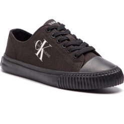 Trampki CALVIN KLEIN JEANS - Ireland R7799 Black. Czarne półbuty damskie Calvin Klein Jeans, bez wzorów, z jeansu, bez zapięcia. W wyprzedaży za 269,00 zł.