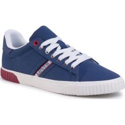 Tenisówki LEVI'S - Skinner 227833-1733-17 Naby Blue. Niebieskie półbuty męskie Levi's®, na co dzień, bez wzorów, z gumy, eleganckie, bez zapięcia. Za 239,00 zł.
