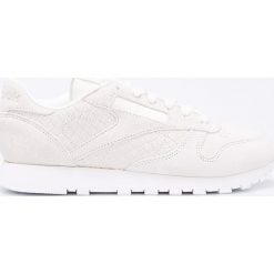 Reebok Classic - Buty Cl Lthr Woven Emb. Buty sportowe damskie Reebok Classic, bez wzorów, ze skóry, sportowe, reebok classic. W wyprzedaży za 179,90 zł.