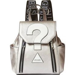 Plecak w kolorze srebnym - (S)20,5 x (W)25 x (G)13 cm. Szare plecaki damskie Michael Kors, Guess, bez wzorów, ze skóry. W wyprzedaży za 439,95 zł.