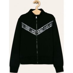 Liu Jo - Bluza dziecięca. Białe bluzy dziewczęce Liu Jo, z aplikacjami, z elastanu, bez rękawów, bez kaptura. W wyprzedaży za 359,90 zł.
