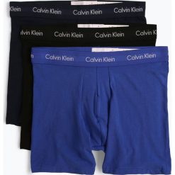 Calvin Klein - Obcisłe bokserki męskie pakowane po 3 szt., niebieski. Niebieskie bokserki męskie marki Calvin Klein, z bawełny. Za 179,95 zł.