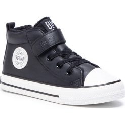 Trampki BIG STAR - GG374035 Black. Czarne trampki dziewczęce BIG STAR, bez wzorów, z gumy, retro, bez zapięcia. Za 129,00 zł.