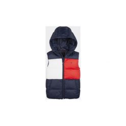 Kurtki pikowane Dziecko Tommy Hilfiger KB0KB05317 FLAG PADDED VEST. Czarne kurtki chłopięce TOMMY HILFIGER, bez wzorów, bez kaptura. Za 471,89 zł.