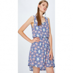 Haily's - Sukienka. Szare sukienki mini damskie marki Haily's, na co dzień, s, z wiskozy, casualowe, z okrągłym kołnierzem, oversize. Za 59,90 zł.