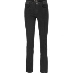 Dżinsy "multi-stretch" SKINNY z aplikacjami bonprix czarny. Czarne jeansy damskie bonprix, z jeansu. Za 99,99 zł.