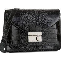 Torebka DEEZEE - EBG10261 Black. Czarne listonoszki damskie DeeZee, na co dzień, bez wzorów, ze skóry ekologicznej, eleganckie, bez dodatków. Za 89,99 zł.