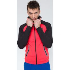 Bluzy męskie: Bluza treningowa męska BLMF207 - czerwony - 4F
