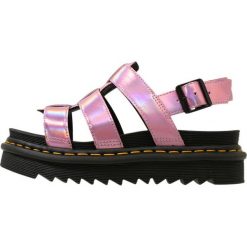 Rzymianki damskie: Dr. Martens YELENA Sandały na platformie mallow pink reflective metallic