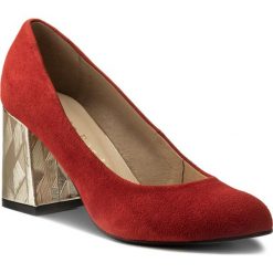 Półbuty SERGIO BARDI - Domicella SS127316218LM 208. Czerwone creepersy damskie Sergio Bardi, ze skóry, eleganckie, na obcasie. W wyprzedaży za 189,00 zł.