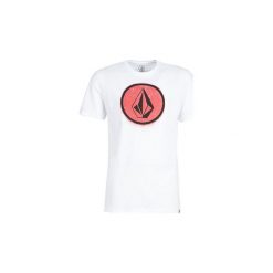 T-shirty z krótkim rękawem Volcom SPRAY STONE LTW SS. Białe t-shirty męskie marki Volcom, s, bez wzorów, bez kołnierzyka, krótkie. Za 149,00 zł.