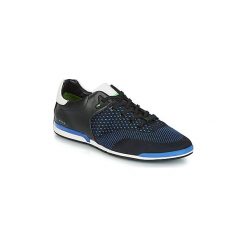 Buty BOSS Athleisure SATURN LOWP ACT. Niebieskie trampki męskie marki BOSS Athleisure, bez wzorów, bez zapięcia. Za 599,20 zł.