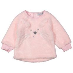 Dirkje Bluza Dziewczęca Z Króliczkiem 92 Różowa. Różowe bluzy dziewczęce Dirkje, bez wzorów, bez rękawów, bez kaptura. Za 85,00 zł.