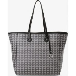 L.Credi - Damska torba shopper z torebką wewnętrzną, czarny. Czarne torby damskie na zakupy L.Credi, bez wzorów, bez dodatków. Za 299,95 zł.