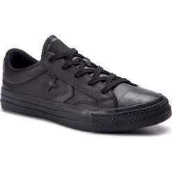 Trampki CONVERSE - Star Player Ox 159779C Black/Black/Black. Czarne trampki i tenisówki damskie Converse, bez wzorów, ze skóry, bez zapięcia. W wyprzedaży za 239,00 zł.
