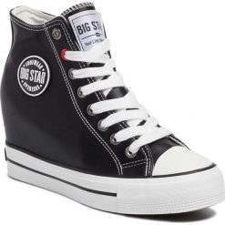 Sneakersy BIG STAR - EE274615 Black. Czarne półbuty damskie BIG STAR, ze skóry ekologicznej. Za 139,00 zł.