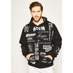 Bluza MSGM 2840MM100 207099. Czarne bluzy męskie MSGM, m, bez wzorów, z bawełny, bez kołnierzyka, bez rękawów, bez kaptura. W wyprzedaży za 759,00 zł.