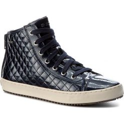 Sneakersy GEOX - J Kalispera G.F J744GF 000KC C4002 Navy. Niebieskie buty sportowe chłopięce marki Geox, ze skóry ekologicznej, na sznurówki. W wyprzedaży za 209,00 zł.