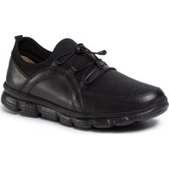 Sneakersy SERGIO BARDI - SB-51-09-000631 101. Czarne sneakersy męskie Sergio Bardi, na co dzień, bez wzorów, ze skóry, bez zapięcia. Za 269,00 zł.