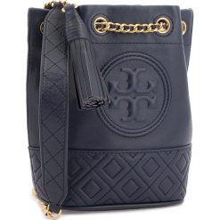 Torebki klasyczne damskie: Torebka TORY BURCH - Fleming Mini Bucket Bag 49321 Royal Navy 403