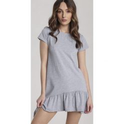 Ciemnoszara Sukienka Metionilla. Szare sukienki damskie Renee, xl, bez wzorów, bez kołnierzyka, bez rękawów, mini. Za 59,99 zł.