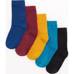 Skarpetki 5 pack - Granatowy. Niebieskie skarpetki męskie Reserved, bez wzorów. Za 29,99 zł.