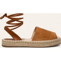 Answear - Espadryle Vera Blum. Żółte espadryle damskie ANSWEAR, bez wzorów, z gumy, bez obcasa, na obcasie. W wyprzedaży za 79,90 zł.