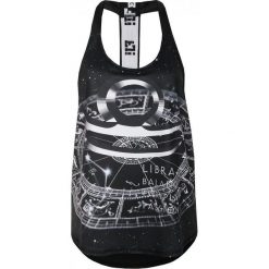 Topy damskie: Feelj Top damski Zodiac Libra czarny (00480)