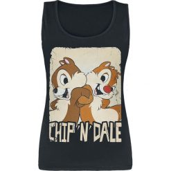Chip & Chap Friends Forever Top damski czarny. Czarne bluzki damskie marki Chip & Chap, l, bez wzorów, bez kołnierzyka, bez rękawów. Za 74,90 zł.