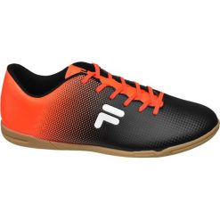 Halówki męskie Fila czarne. Czarne buty sportowe męskie Fila, z materiału, na sznurówki. Za 139,90 zł.