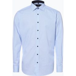 James - Koszula męska łatwa w prasowaniu, niebieski. Niebieskie koszule męskie na spinki James, m, z bawełny. Za 179,95 zł.