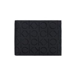 Calvin Klein Mono Blend Portfel Czarny. Czarne portfele męskie Calvin Klein, bez wzorów, z materiału. Za 309,95 zł.