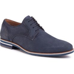 Półbuty SALAMANDER - Valario 31-54201-12 Navy/Tan. Niebieskie półbuty męskie Salamander, na co dzień, bez wzorów, ze skóry, klasyczne, bez zapięcia. W wyprzedaży za 339,00 zł.