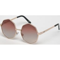 Vans - Okulary VN0A3UQHRIA1. Żółte okulary przeciwsłoneczne damskie marki Vans, okrągłe. Za 69,90 zł.
