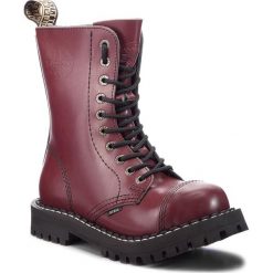 Glany STEEL - 105/O/F Burgund. Czerwone buty zimowe damskie marki Steel, ze skóry. Za 279,00 zł.