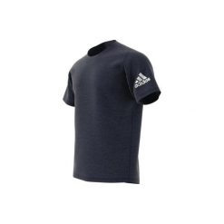 Koszulka krótki rękaw fitness kardio męska. Koszulki męskie Adidas, s, bez wzorów, bez kołnierzyka, z krótkim rękawem, krótkie, na fitness i siłownię, climalite (adidas). Za 99,99 zł.