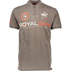 Koszulka polo "Kolmar" w kolorze khaki. Brązowe koszulki męskie Geographical Norway Men, xl, z nadrukiem, polo, bez rękawów. W wyprzedaży za 99,95 zł.