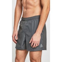 Reebok - Kąpielówki. Szare kąpielówki męskie marki Reebok, s, z poliesteru. Za 89,90 zł.
