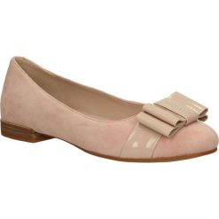BALERINY CLARKS FESTIVAL GAME 26105425. Brązowe baleriny damskie Clarks. Za 227,99 zł.