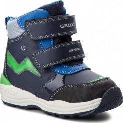 Śniegowce GEOX - B N. Gulp B. B B841GC 054FU C4248 S Navy/Green. Niebieskie śniegowce chłopięce marki Geox, bez zapięcia. W wyprzedaży za 259,00 zł.