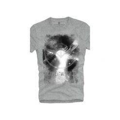 T-shirt UNDERWORLD Ring spun cotton Space. Szare t-shirty męskie Underworld, s, z nadrukiem, z bawełny, bez kołnierzyka. Za 69,99 zł.