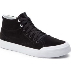 Sneakersy DC - Evan Smith Hi Zero ADYS300423 Black/Black/White (Xkkw). Czarne sneakersy męskie DC, na co dzień, bez wzorów, ze skóry, eleganckie, bez zapięcia. W wyprzedaży za 229,00 zł.